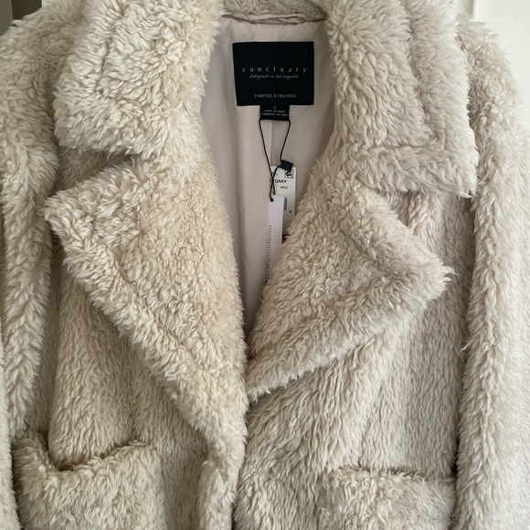 Women’s Sanctuary Sherpa Jacket Size Small NWT - Picture 7 of 7